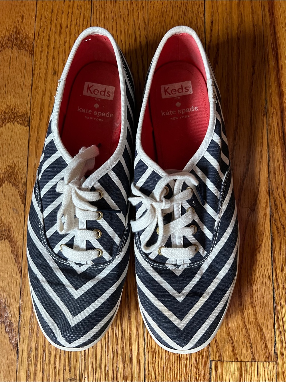 Kate Spade x Keds Nautical Stripe Canvas Sneakers